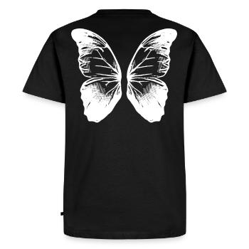 2reborn wings butterfly wing butterfly fant - Men's Premium Organic T-Shirt - black - Back - Nico (187cm)