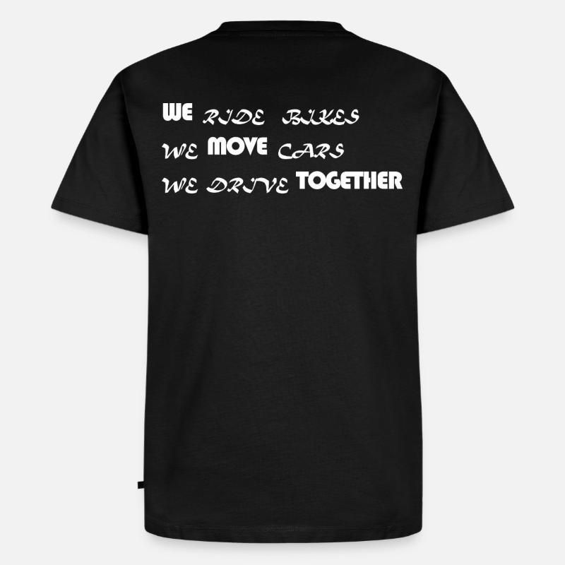 WE MOVE TOGETHER - Männer Premium Bio T-Shirt - Schwarz