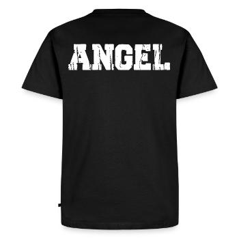 Angel Engel Amis Bff Friend - T-shirt Premium bio Homme - noir - Dos - Nico (187cm)