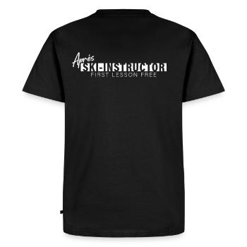 Après Moniteur de ski – Motif - T-shirt Premium bio Homme - noir - Dos - Nico (187cm)