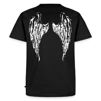 Angel Angel Wing Wings Angelwings 2reborn - T-shirt Premium bio Homme - noir - Dos - Nico (187cm)