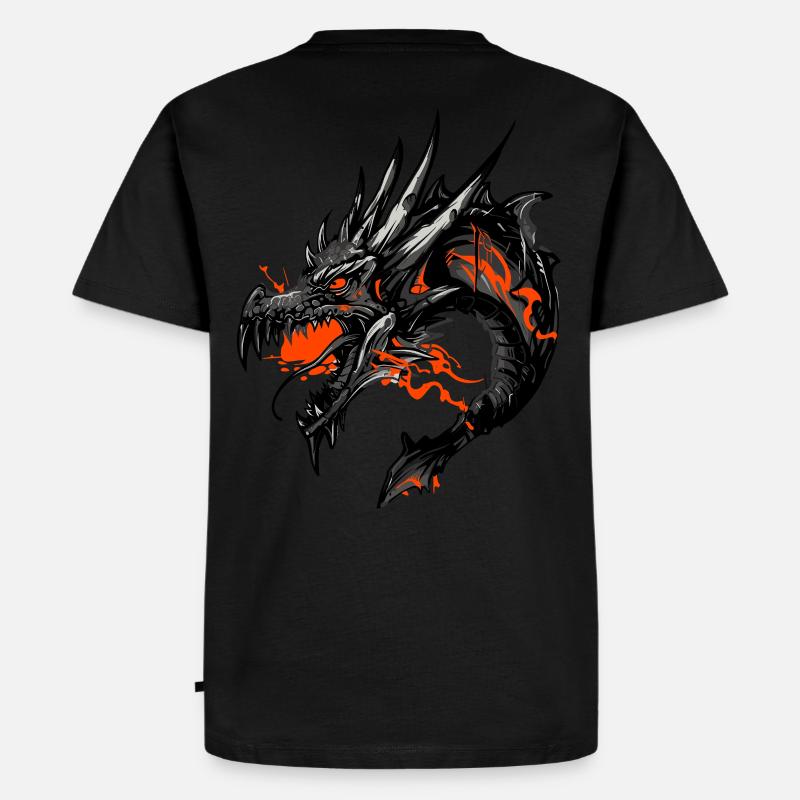 Drache - Männer Premium Bio T-Shirt - undefined