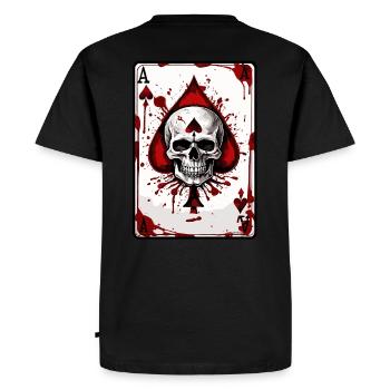 AS - T-shirt Premium bio Homme - noir - Dos - Nico (187cm)