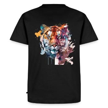 tigre - T-shirt Premium bio Homme - noir - Dos - Nico (187cm)