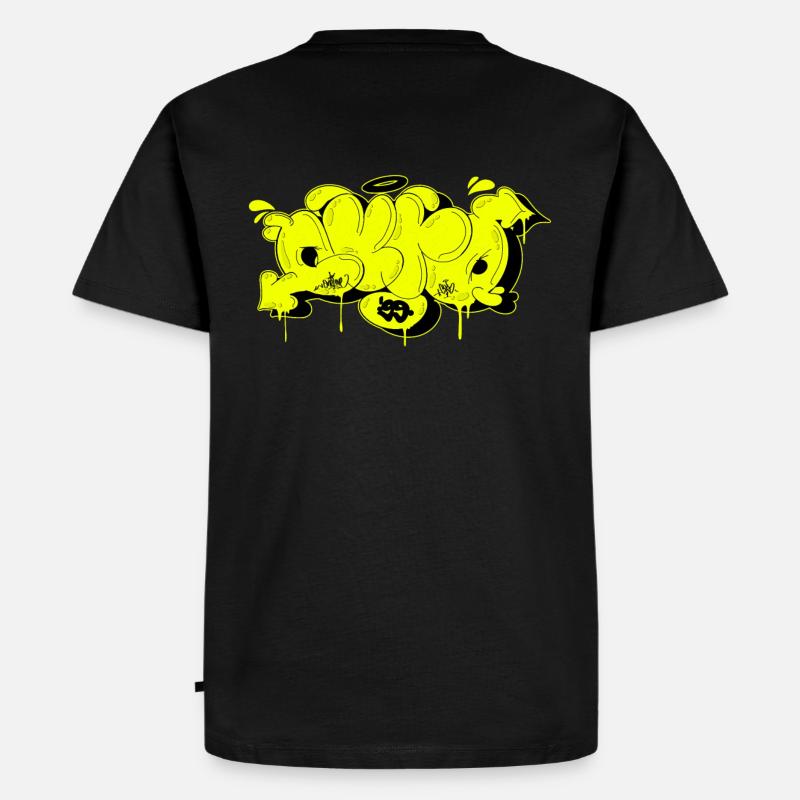 Cyrograff Nr. 8 - Männer Premium Bio T-Shirt - Schwarz