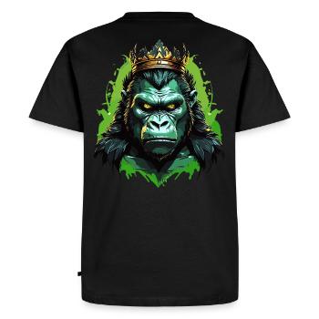 Gorille - T-shirt Premium bio Homme - noir - Dos - Nico (187cm)