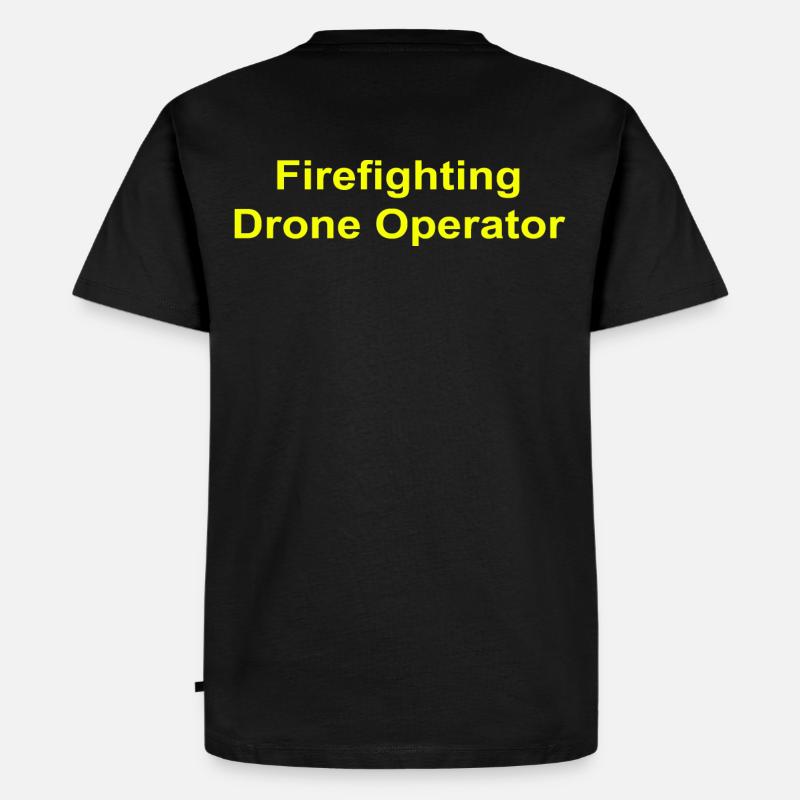 Firefighting Drone Operator - Männer Premium Bio T-Shirt - Schwarz