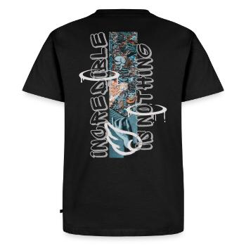 incredible is nothing - T-shirt Premium bio Homme - noir - Dos - Nico (187cm)