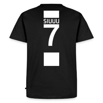 Siuuu - T-shirt Premium bio Homme - noir - Dos - Nico (187cm)