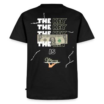 Money - T-shirt Premium bio Homme - noir - Dos - Nico (187cm)