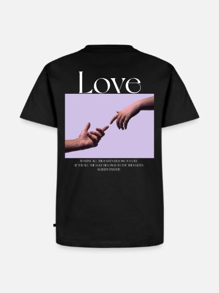 LOVE - Men's Premium Organic T-Shirt - black