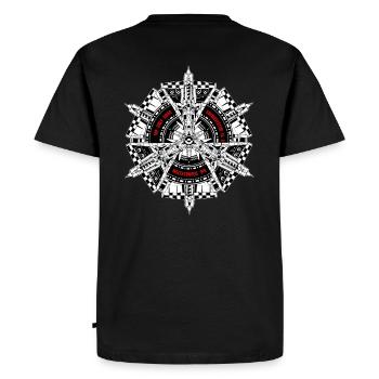 the only good soundsystem is a big soundsystem - T-shirt Premium bio Homme - noir - Dos - Nico (187cm)