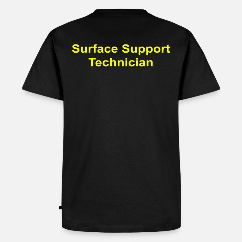 Surface Support Technician - Männer Premium Bio T-Shirt - Schwarz
