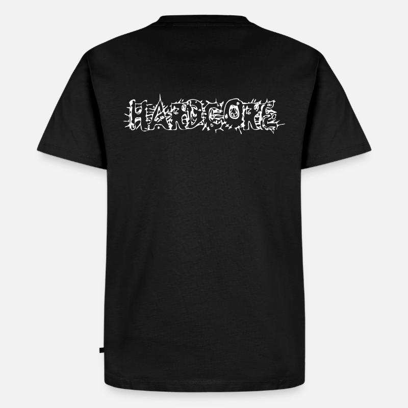 Hardcore - Männer Premium Bio T-Shirt - Schwarz