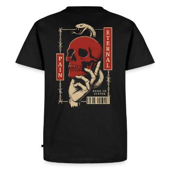 Eternal Pain – Born to Suffer - Men's Premium Organic T-Shirt - black - Back - Nico (187cm)