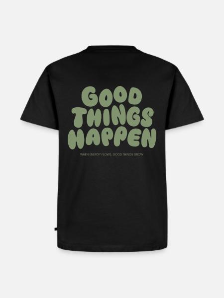 Good Things Happen - Men's Premium Organic T-Shirt - black