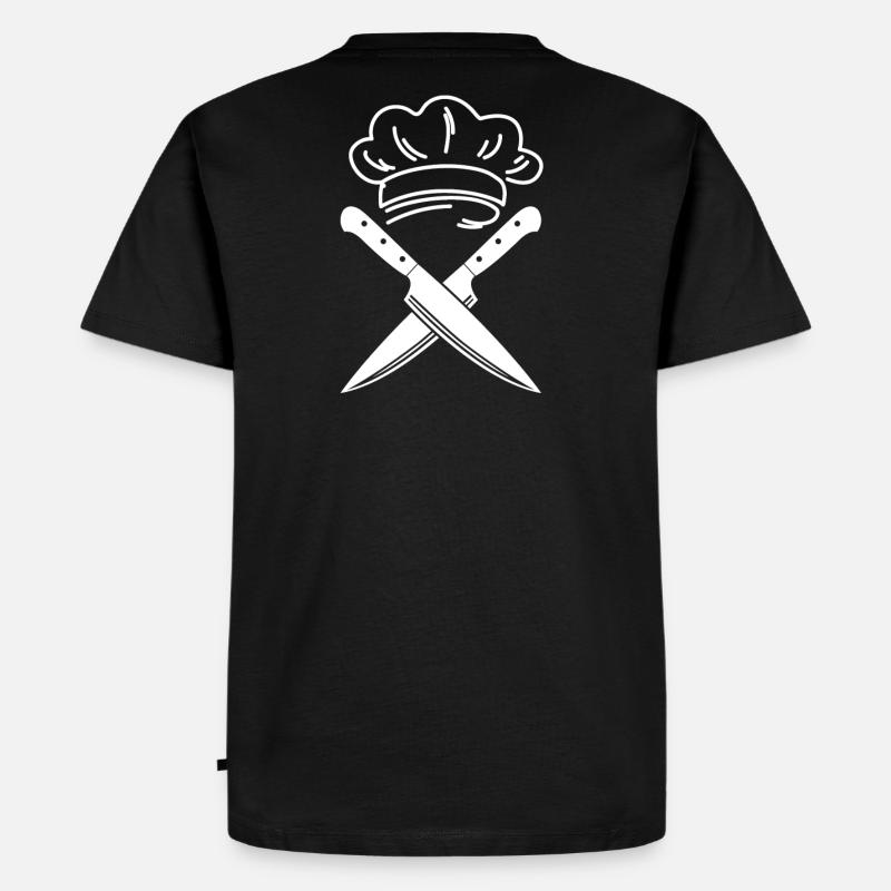Koch - Männer Premium Bio T-Shirt - Schwarz