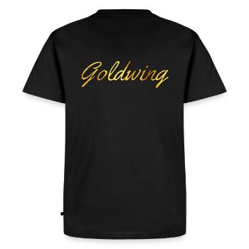 Goldwing gift gift idea - Men's Premium Organic T-Shirt - black - Back - Nico (187cm)