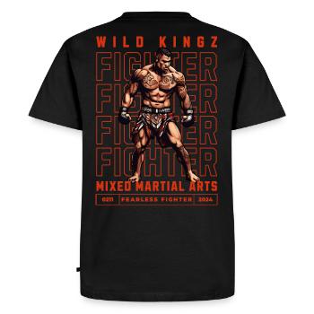 MMA - T-shirt Premium bio Homme - noir - Dos - Nico (187cm)