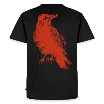 Le Corbeau - Der Rabe Grungy - T-shirt Premium bio Homme - noir - Dos - Nico (187cm)