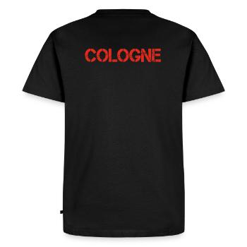 Cologne Köln Kölle - Men's Premium Organic T-Shirt - black - Back - Nico (187cm)