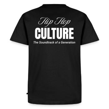 Design « culture hip hop » - T-shirt Premium bio Homme - noir - Dos - Nico (187cm)