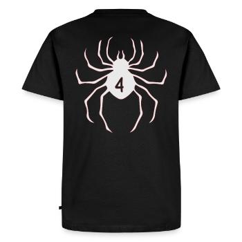 Hisoka tatoo de la brigad phantom - T-shirt Premium bio Homme - noir - Dos - Nico (187cm)
