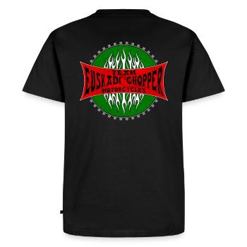 Euskadi chopper team - T-shirt Premium bio Homme - noir - Dos - Nico (187cm)