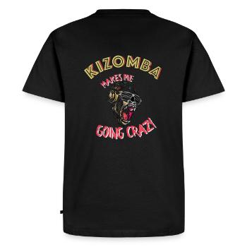 Kizomba me rend fou - T-shirt Premium bio Homme - noir - Dos - Nico (187cm)