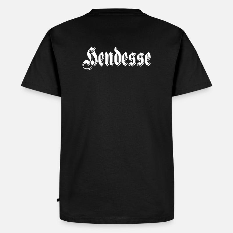 Handschuhsheim Hendesse - Männer Premium Bio T-Shirt - Schwarz