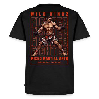 MMA - T-shirt Premium bio Homme - noir - Dos - Nico (187cm)