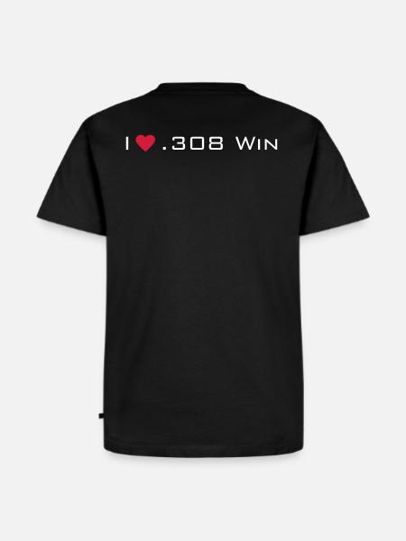 cal. 308 - Men's Premium Organic T-Shirt - black