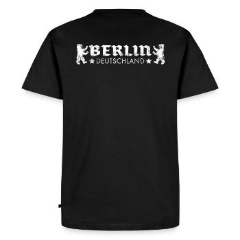 Berlin Allemagne - T-shirt Premium bio Homme - noir - Dos - Nico (187cm)