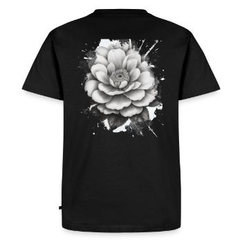 Floraison - T-shirt Premium bio Homme - noir - Dos - Nico (187cm)