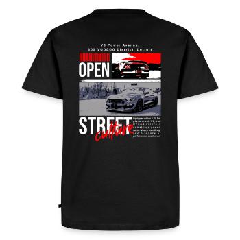 Motorsport tuning shirt Cadeau d’amoureux de la voiture - T-shirt Premium bio Homme - noir - Dos - Nico (187cm)