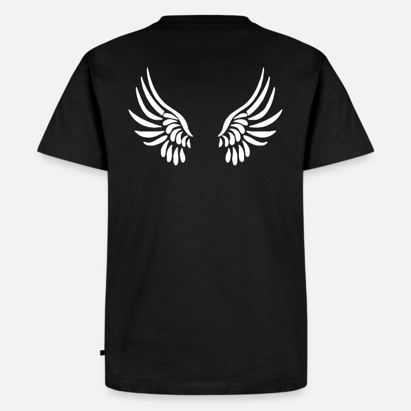 WIE EIN VOGEL - Männer Premium Bio T-Shirt - Schwarz