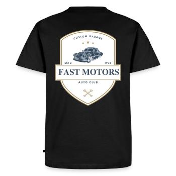 Moteurs rapides - T-shirt Premium bio Homme - noir - Dos - Nico (187cm)