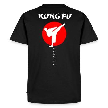 Kung Fu - T-shirt Premium bio Homme - noir - Dos - Nico (187cm)