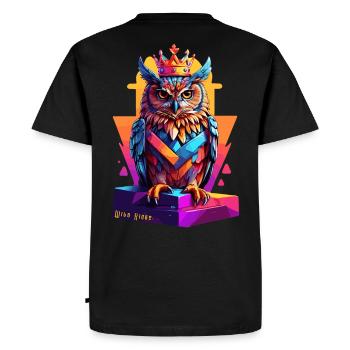 Sagesse - T-shirt Premium bio Homme - noir - Dos - Nico (187cm)