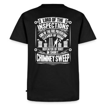 Schornsteinfeger Kaminkehrer Ramoneur - T-shirt Premium bio Homme - noir - Dos - Nico (187cm)