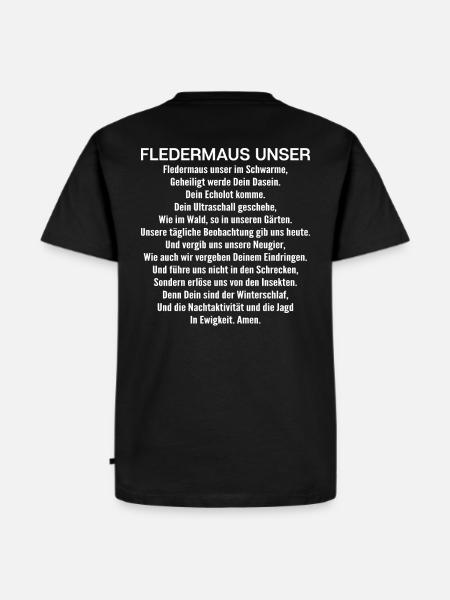 Fledermaus Fledermäuse Bat Bats Fledertier - Männer Premium Bio T-Shirt - Schwarz