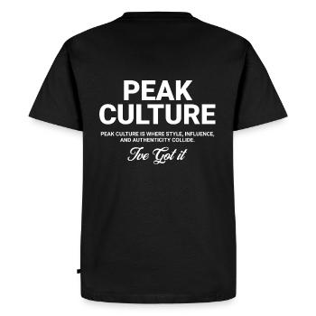Haute culture - T-shirt Premium bio Homme - noir - Dos - Nico (187cm)