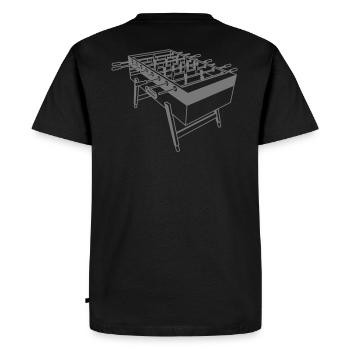 Kicker - Kicker Shirt - Men's Premium Organic T-Shirt - black - Back - Nico (187cm)