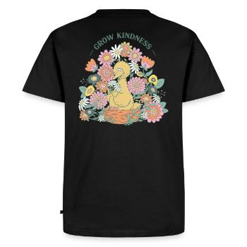 Sesame Street Toccata Grow Kindness Design Dorsale - T-shirt Premium bio Homme - noir - Dos - Nico (187cm)