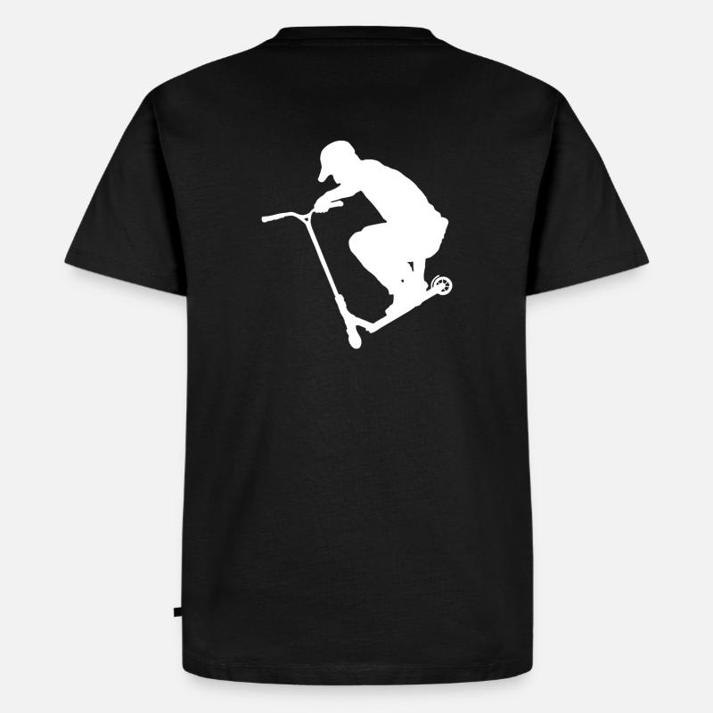 DECK GRAB Freestyle Roller - Männer Premium Bio T-Shirt - Schwarz