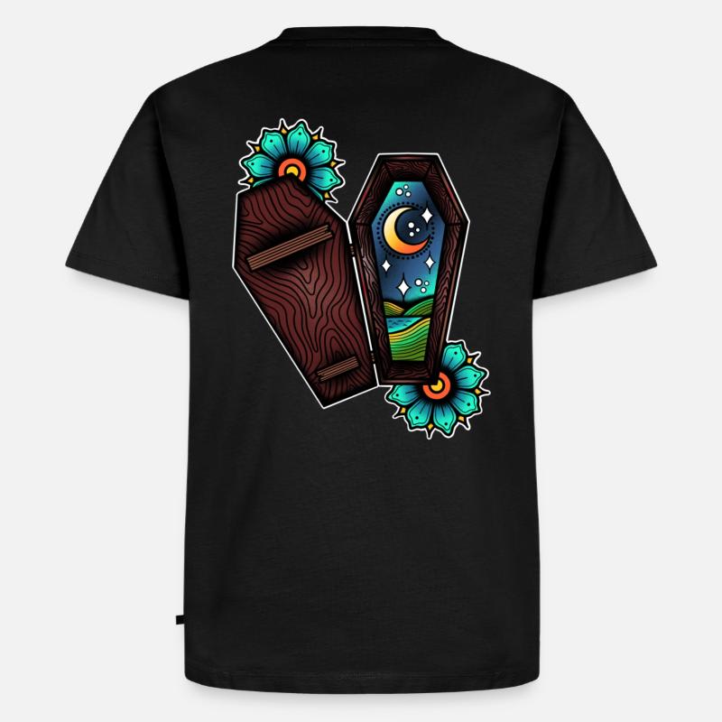Es wird ganz schwarz sein - Männer Premium Bio T-Shirt - Schwarz