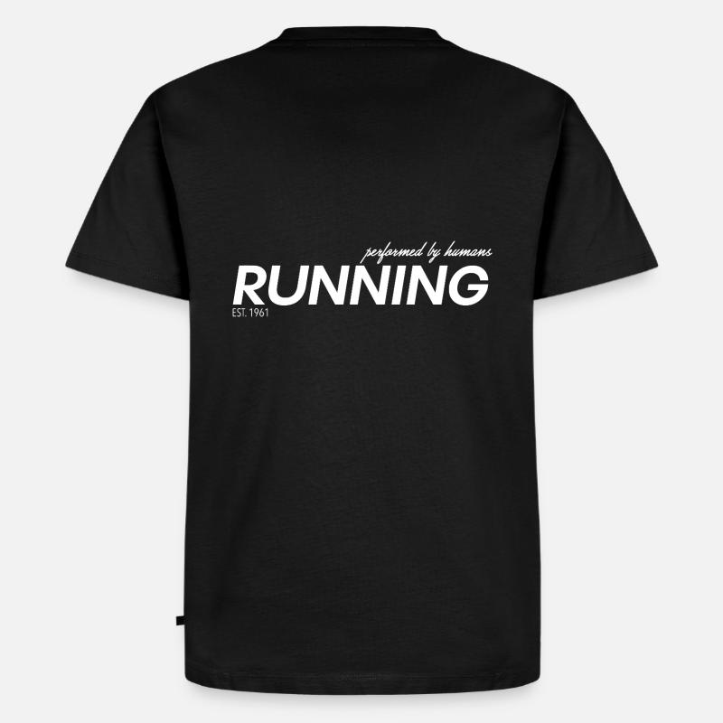 Running - Männer Premium Bio T-Shirt - Schwarz