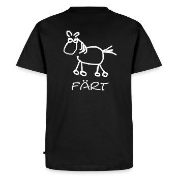 faert_weiss - T-shirt Premium bio Homme - noir - Dos - Nico (187cm)