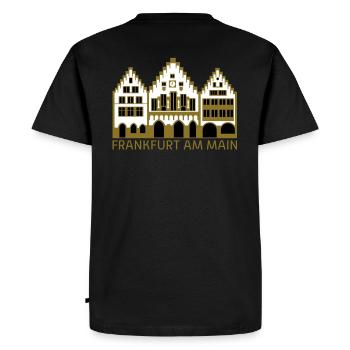 Frankfurt am Main - Romans - T-shirt Premium bio Homme - noir - Dos - Nico (187cm)