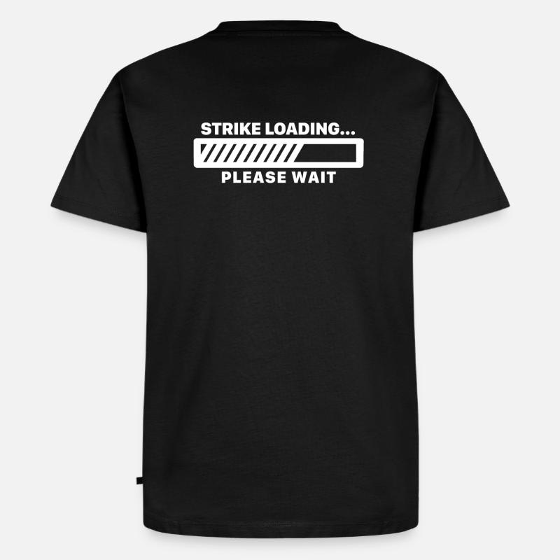 Bowling Ladebalken Strike Loading Geschenk - Männer Premium Bio T-Shirt - Schwarz